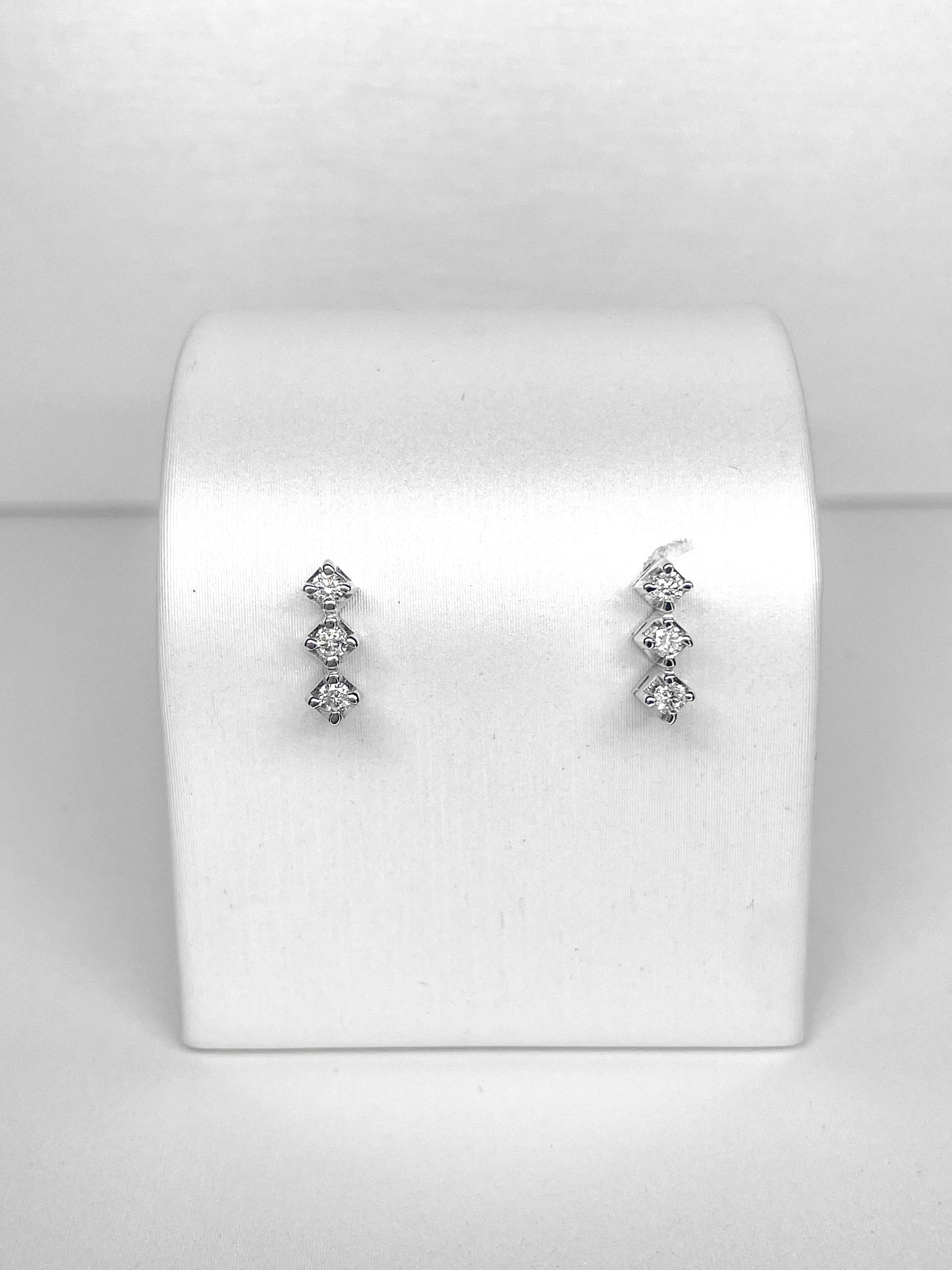 Orecchini Trilogy con Diamanti