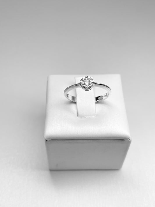 Anello Pavè Con Diamanti