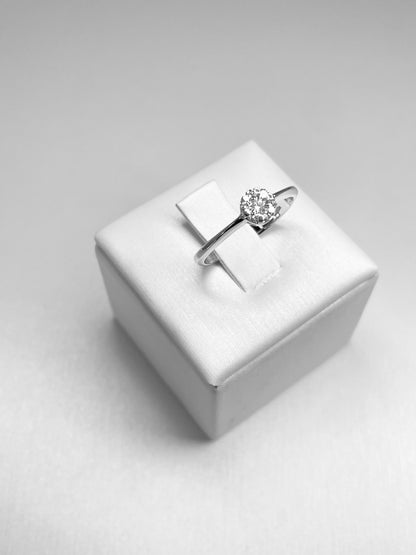 Anello Pavè Con Diamanti