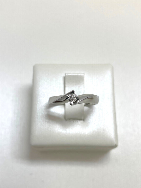 Anello Valentino Oro e Diamanti 0.12 ct