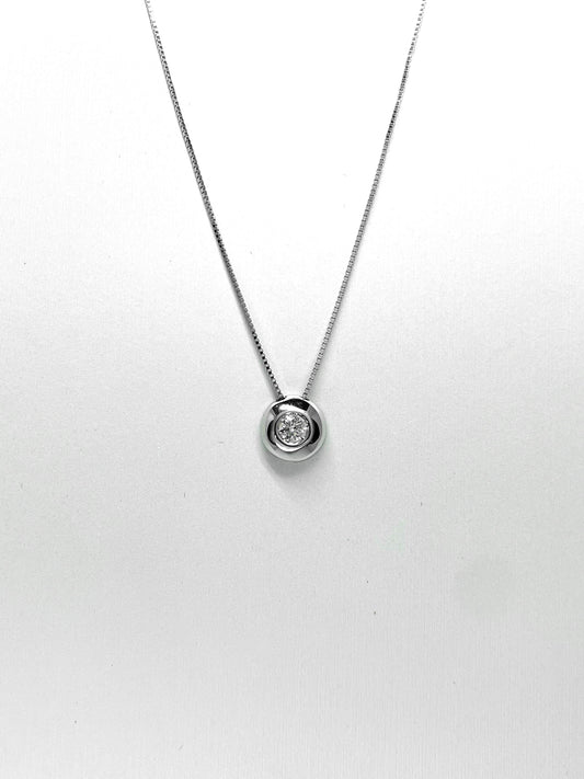 Collana punto luce bottone