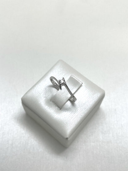 Anello Solitario 6 Griff Oro e Diamanti  0,05 ct.
